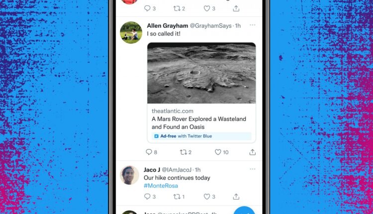 twitter blue